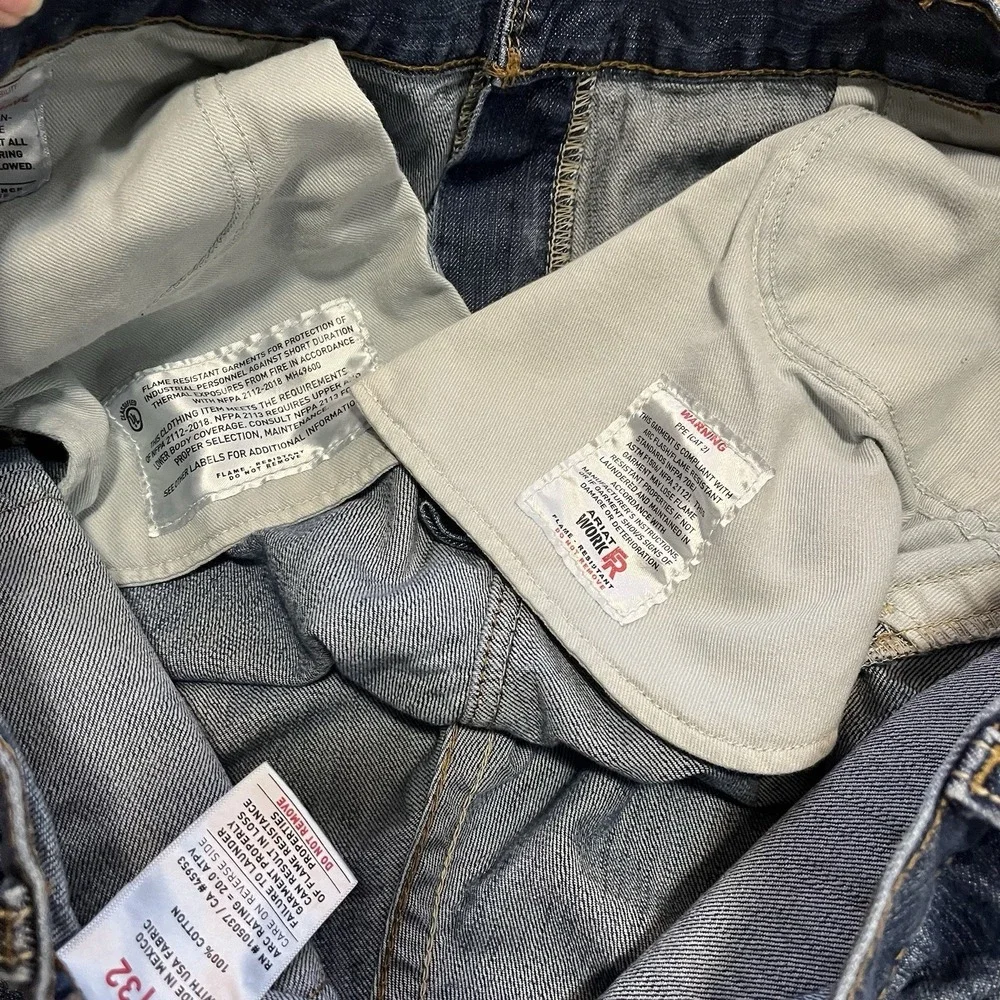 Ariat FR M4 Jeans Mens 42X32 Relaxed Boot Cut CAT2 Flame Fire Resistant Workwear